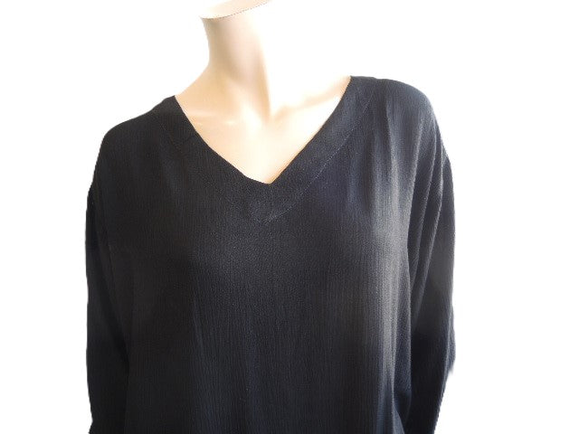 Plain Crinkle Rayon Top (Pink or Black)