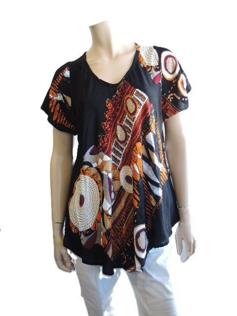 Cool Crinkle Rayon Top (Size 12-18)