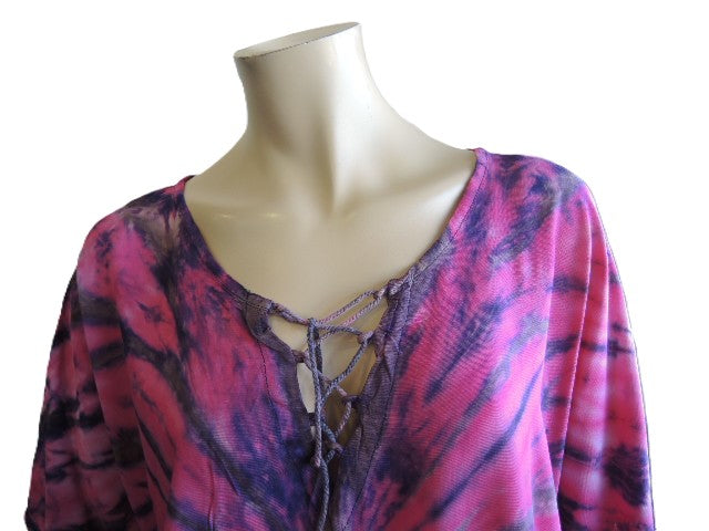 Pink Rayon Kaftan Top