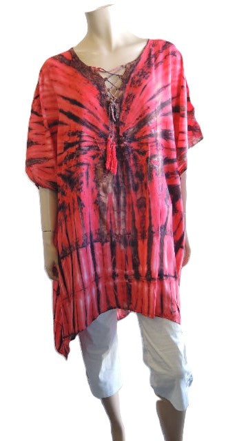 Red Kaftan Top
