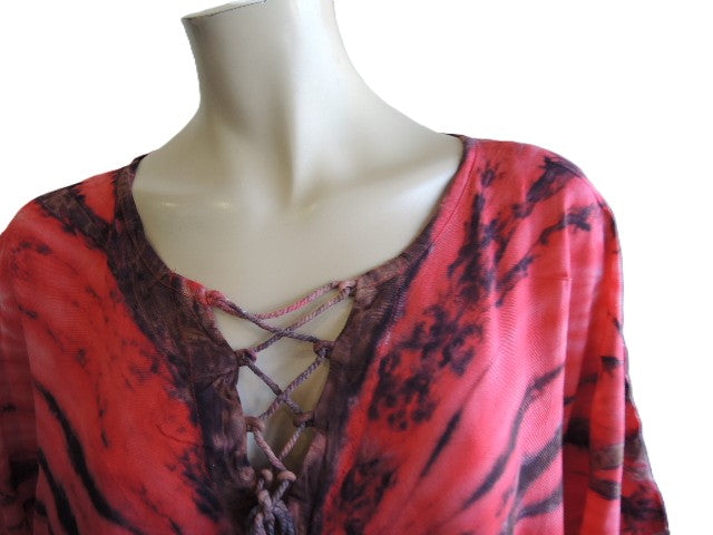 Red Kaftan Top