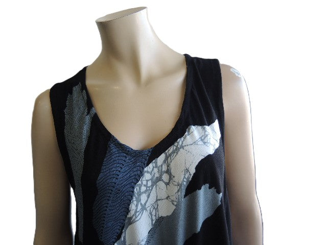 Crinkle Rayon Sleeveless Dress