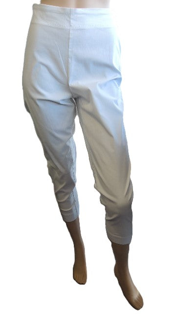 Emily Adams White Bengaline 3/4 pants
