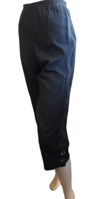 Shelz Linen Blend 3/4 length pant