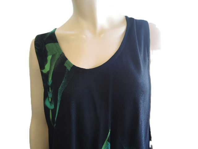 Crinkle Rayon Sleeveless Top