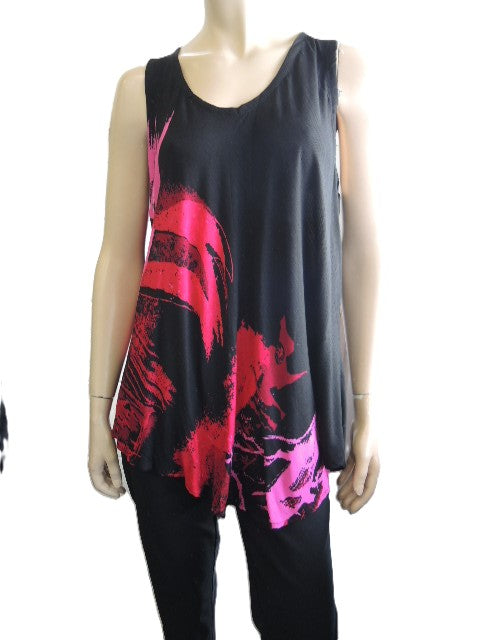 Crinkle Rayon Sleeveless Top