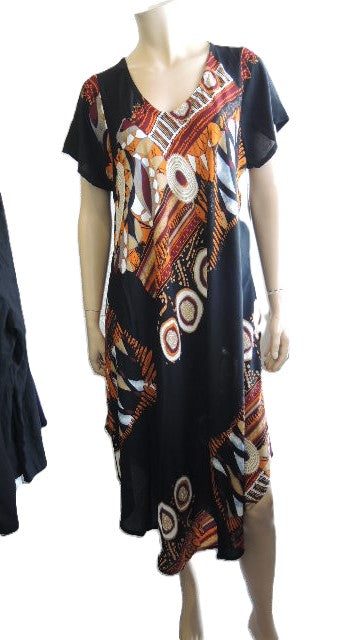 Crinkle Rayon Dress