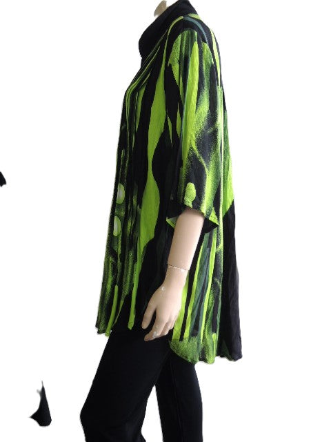 Plusss Crinkle Rayon Shirt