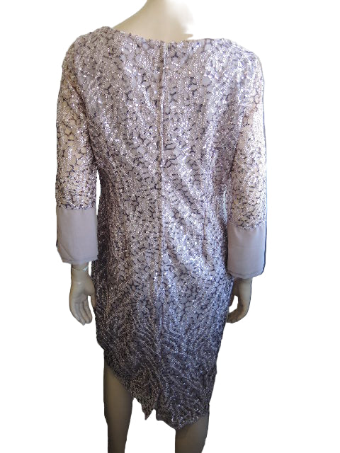 Jesse Harper Pink Lace Sparkle Dress