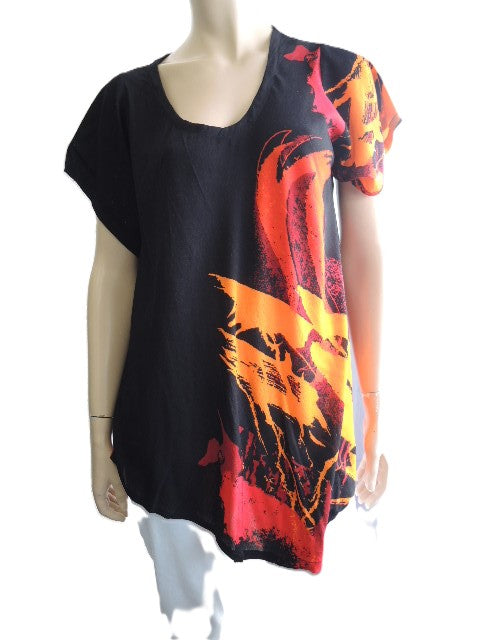 Crinkle Rayon Top (Fits up to size 18)