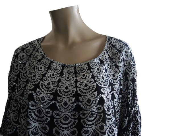 Rayon Kaftan Style Top (2 Colours)