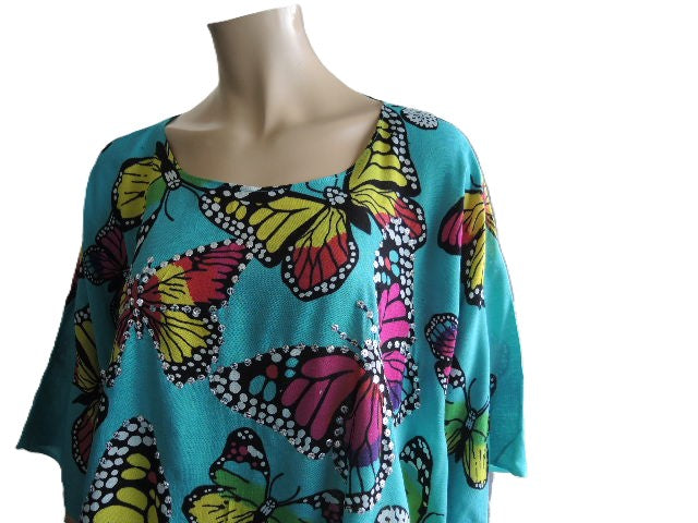 Sequined Butterfly Kaftan