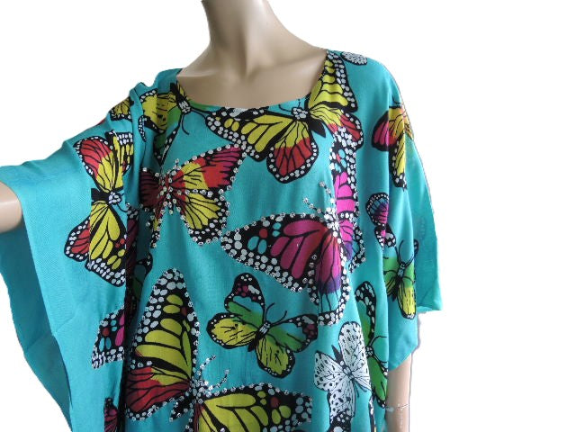 Sequined Butterfly Kaftan