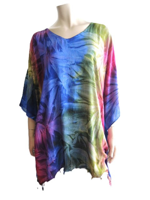 Plusss Rainbow Rayon Kaftan