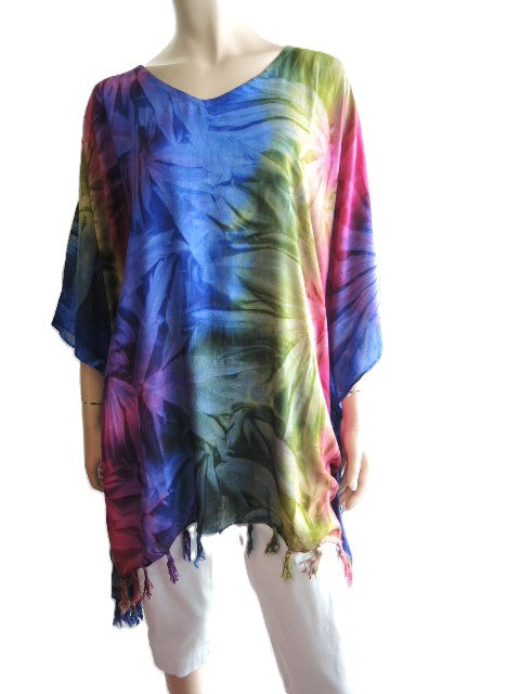Plusss Rainbow Rayon Kaftan