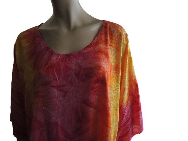 Plusss Rayon Kaftan Top