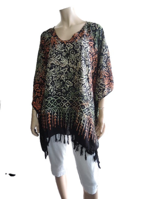 Plusss Rayon Kaftan Top