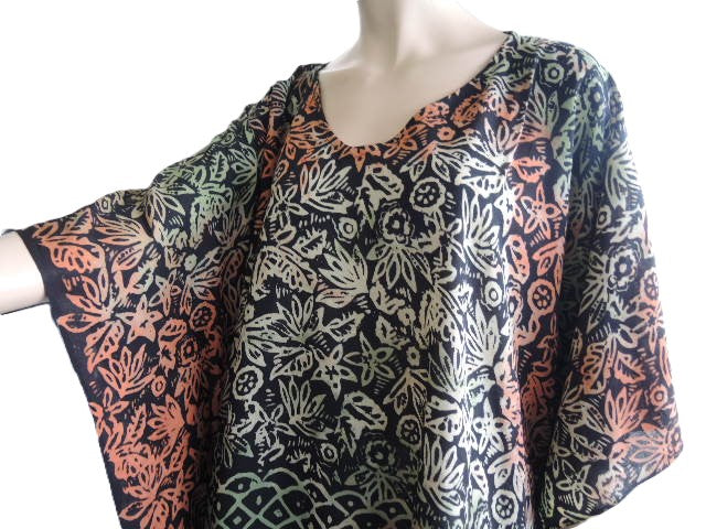 Plusss Rayon Kaftan Top