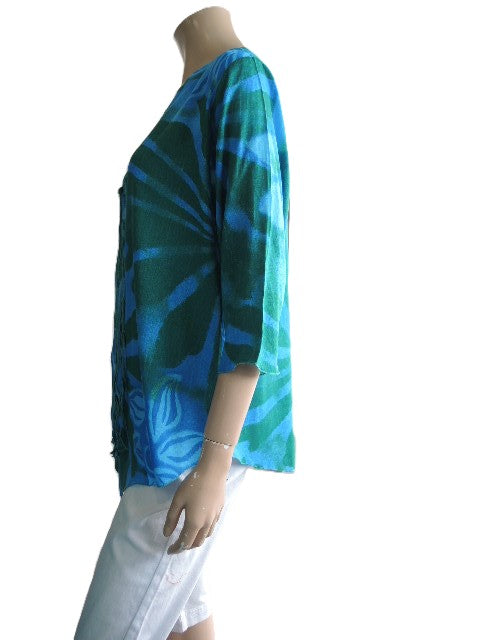 Plusss Crinkle Rayon Tassel Top