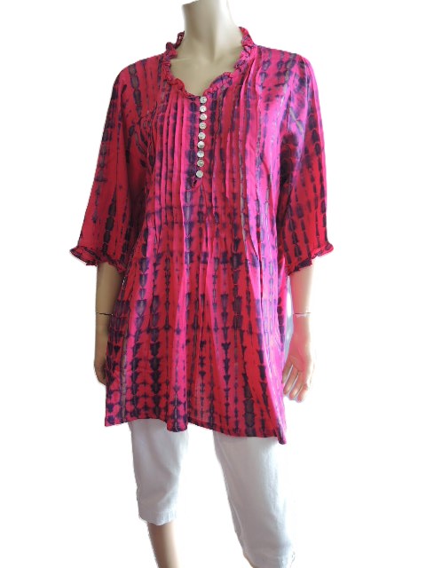 Party Girl Pintuck Rayon Top