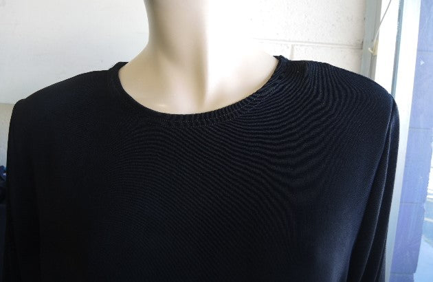 Peer Gynt 3/4 Sleeve Classic Neck Top.