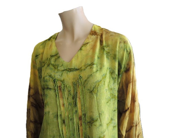 Plusss Crinkle Rayon Tassel Top