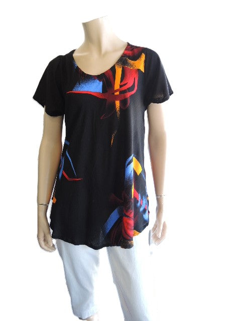 Crinkle Rayon Printed Top