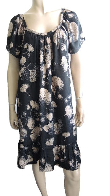 Rayon Frilled Hem Dress