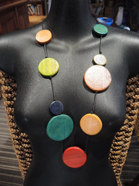 Wooden Necklaces (Many Designs and Colours)