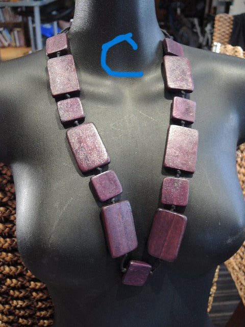 Adjustable Wooden Necklace (Many Colours)