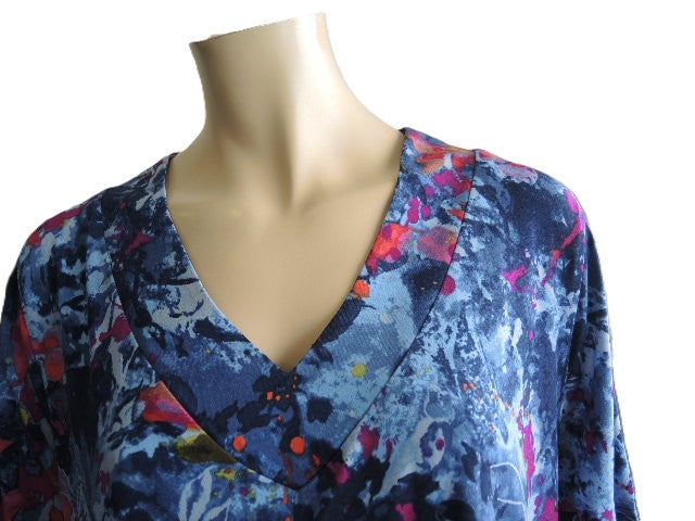 Shelz Stretch V neck Top