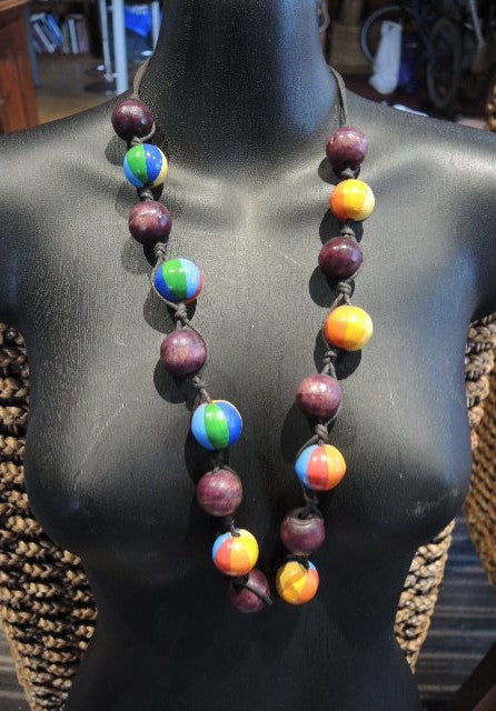 Wooden Bead Necklace