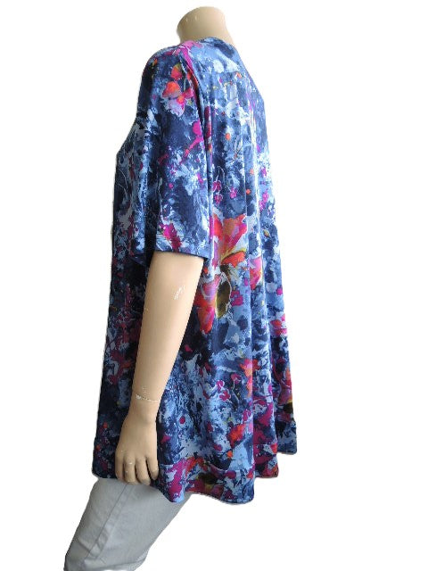 Shelz Stretch V neck Top