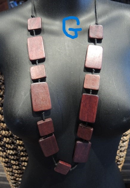 Adjustable Wooden Necklace (Many Colours)