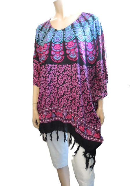 Plusss Rayon Kaftan Top
