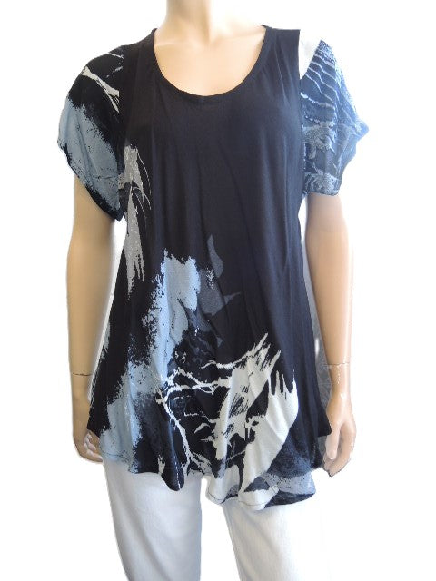 Crinkle Rayon Top (Fits up to size 18)