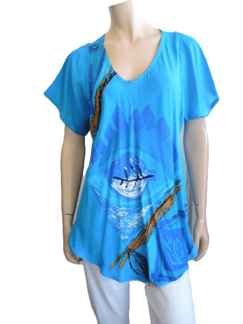 Cool Crinkle Rayon Top (Fits up to size 18)