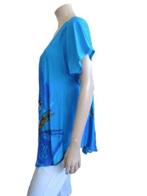 Cool Crinkle Rayon Top (Fits up to size 18)