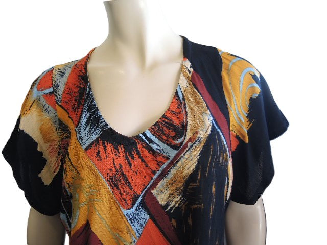 Crinkle Rayon Top (Fits up to size 18)