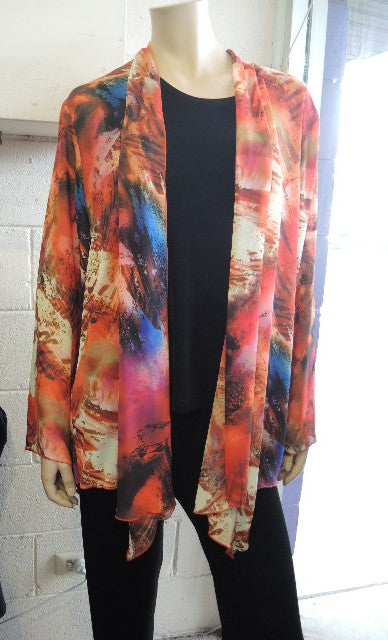 Lorissa Furnace Chiffon Jacket (SIZE 26)