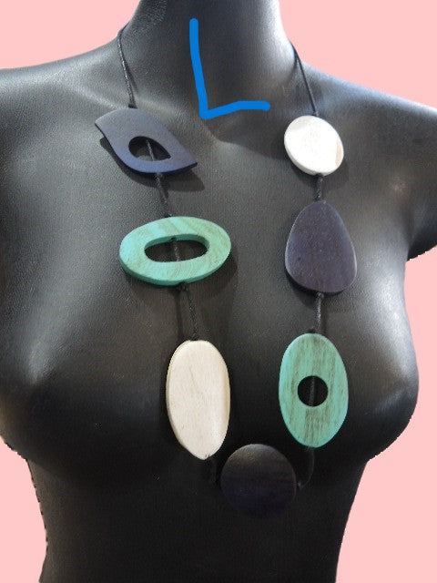 Assorted Handmade Wooden Necklaces (Many Designs)