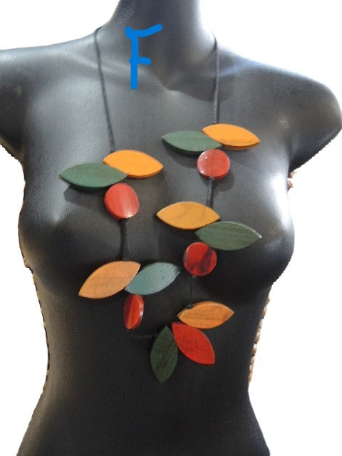 Assorted Handmade Wooden Necklaces (Many Designs)