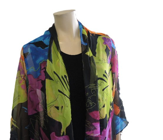 Party Girl Bright Chiffon Jacket