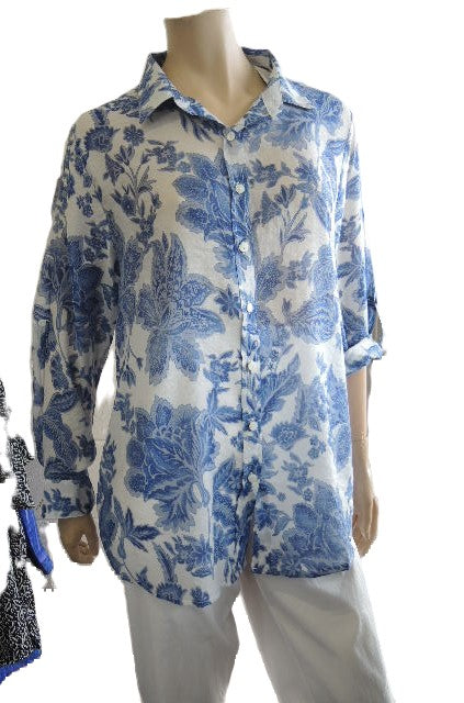 Renoma Cotton Blend Shirt (blue only)