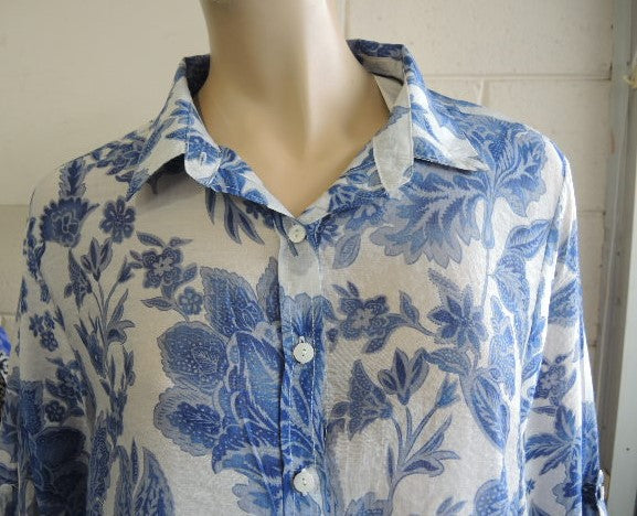 Renoma Cotton Blend Shirt (blue only)