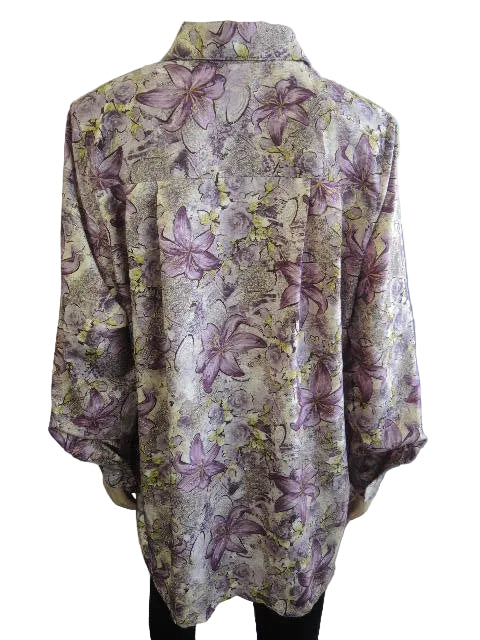 Party Girl Wash & Wear Blouse (Long or Short Sleeves)