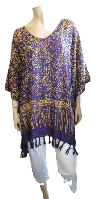 Plusss Purple Kaftan Top