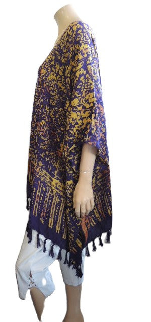 Plusss Purple Kaftan Top