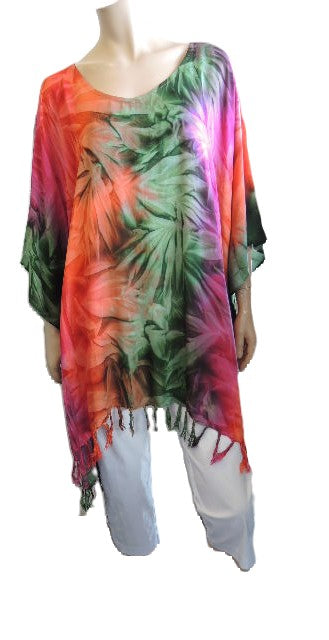 Plusss Colourful Kaftan Top