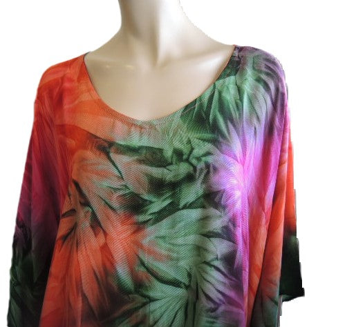 Plusss Colourful Kaftan Top